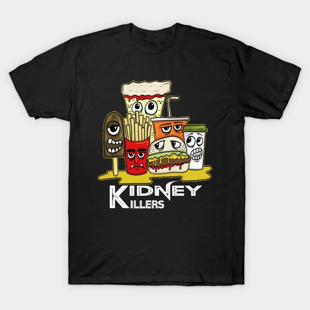 Kidney Killers Funny Vegan T Shirt T-Shirt by BlaseCo